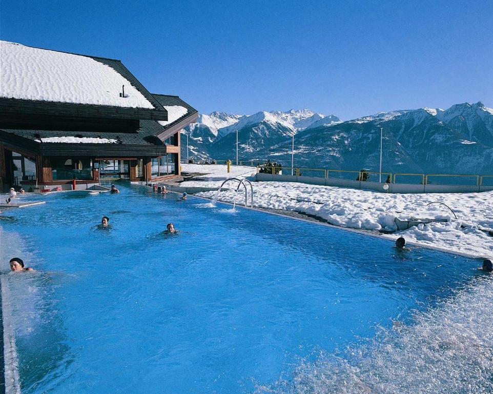 Hotel Les Bains D'Ovronnaz Exterior foto