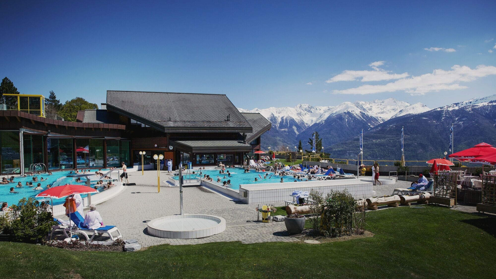 Hotel Les Bains D'Ovronnaz Exterior foto